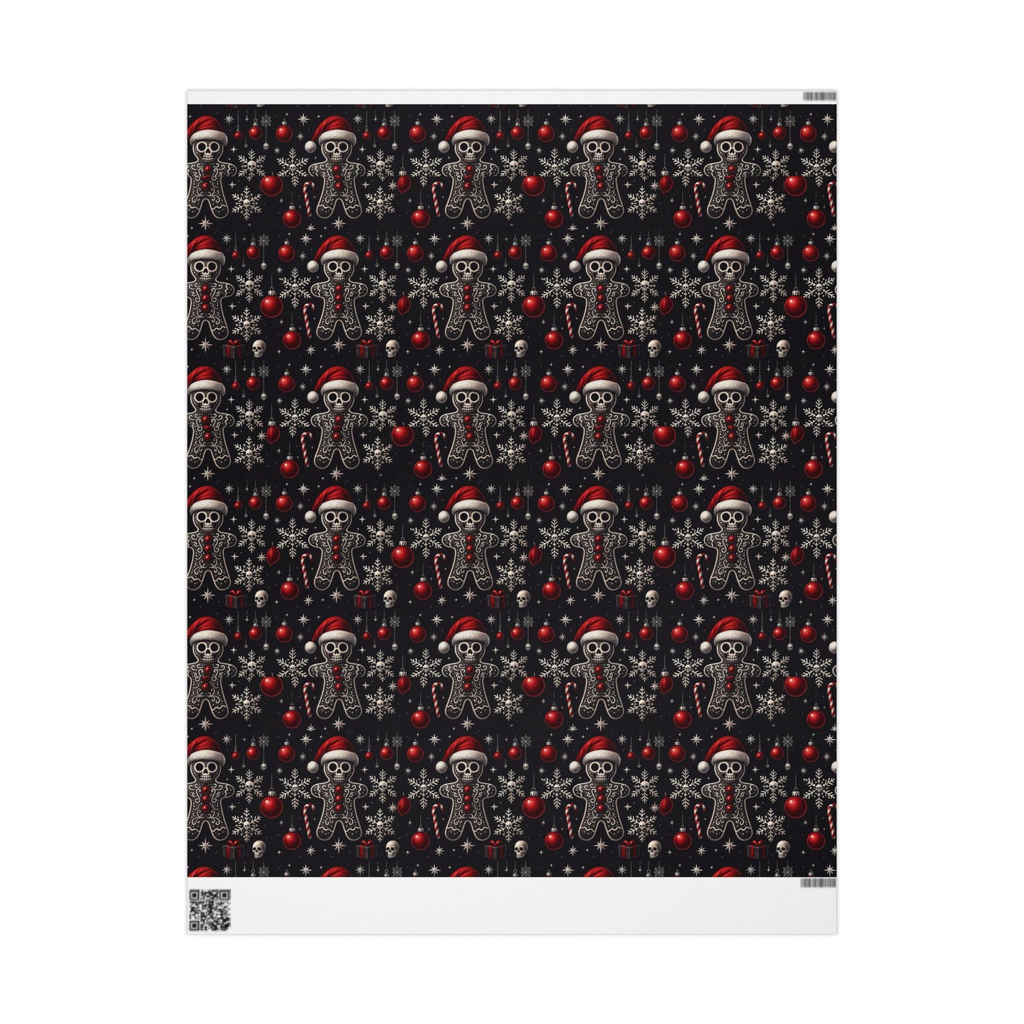 Gothic Holiday Christmas Gift Wrapping Paper