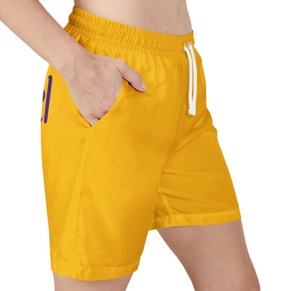 Solar Inferno swim shorts with a punk rock motif
Alternative fashion swim trunks with solar-inspired print
Gothic punk rocker swim shorts for festivals