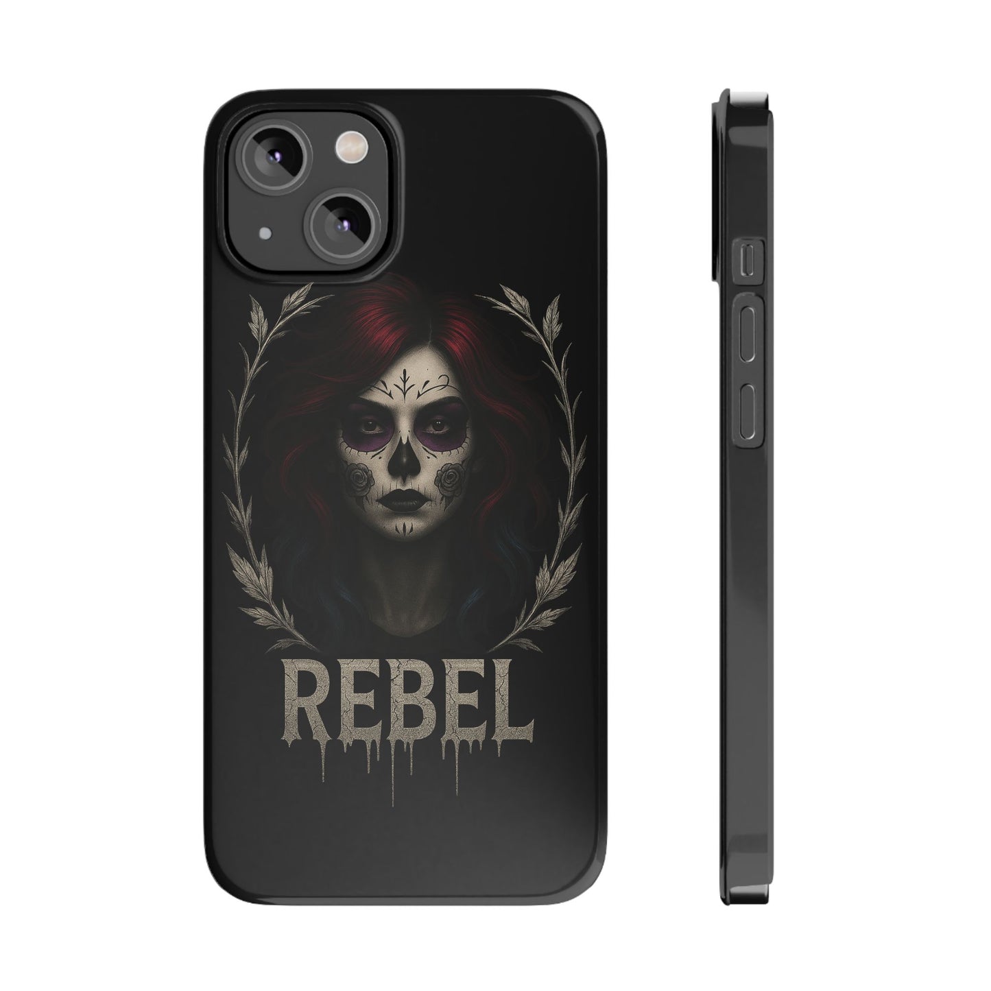 Rebel Sugar Skull Design Phone Case