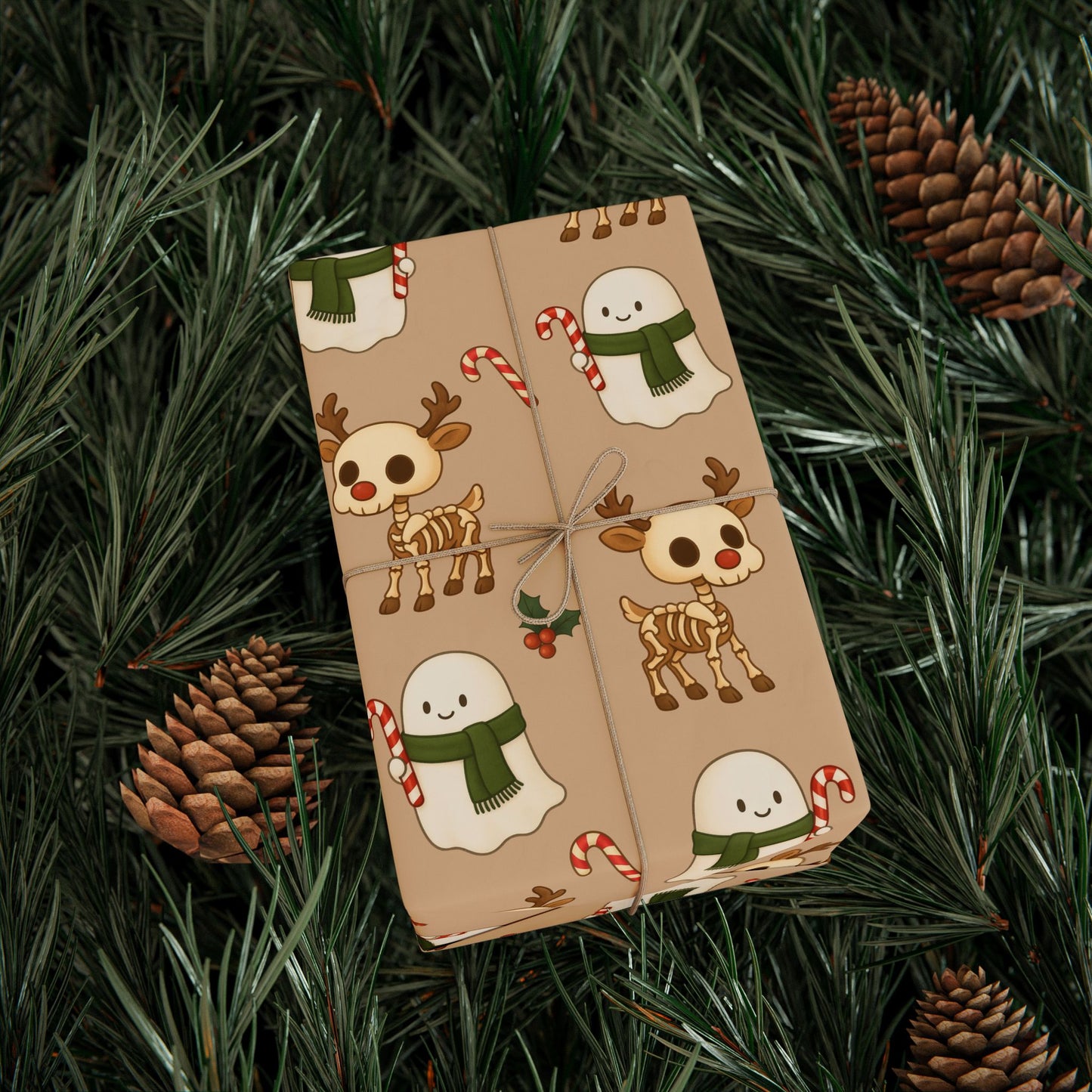 Reindeer Bones Christmas Wrapping Paper