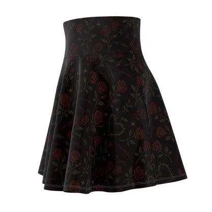 Punk rock floral skater skirt
Alternative fashion skirt with edgy flower print
Punk Riot floral skater skirt with gothic floral motif