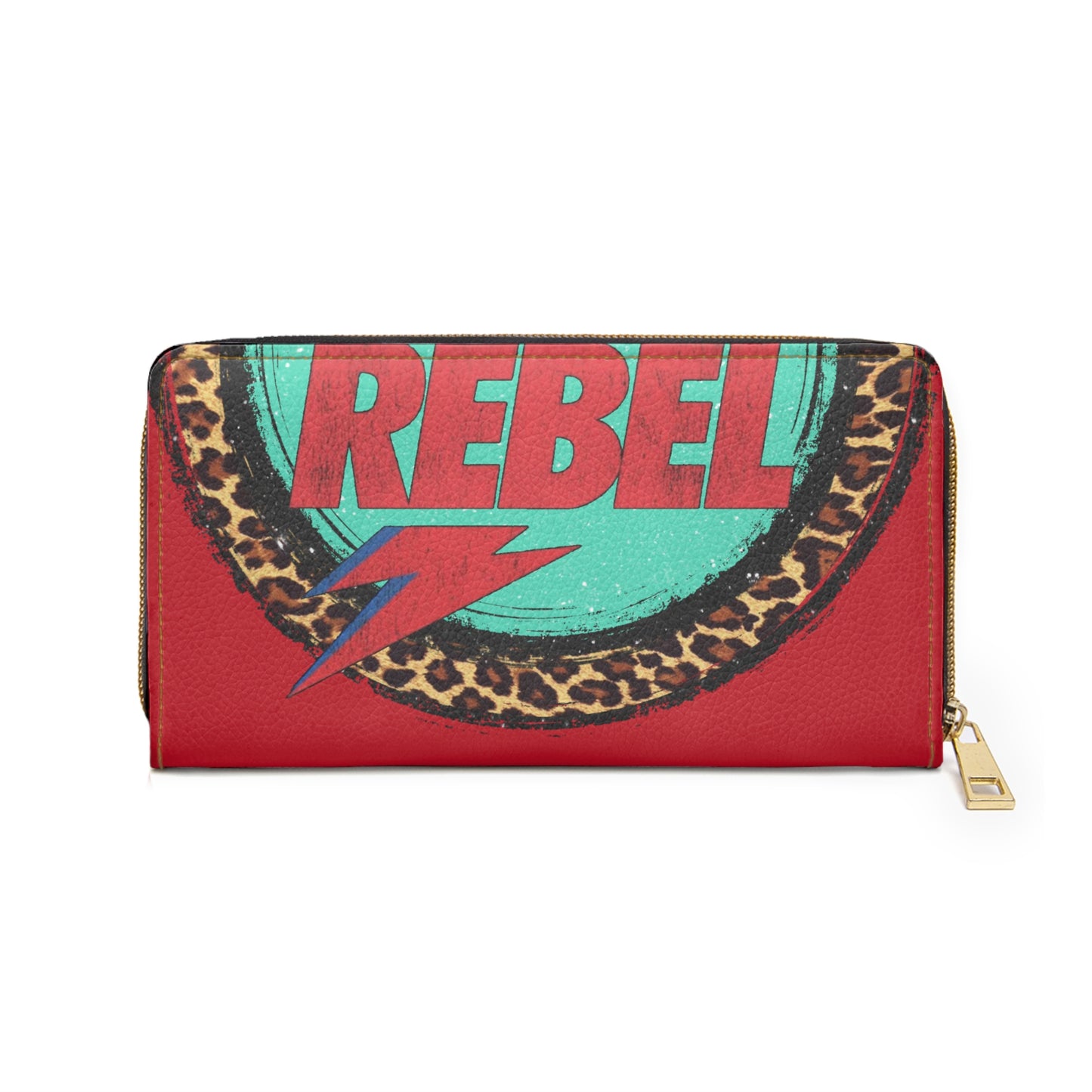 Rebel Rebel Punk Rock Zipper Wallet