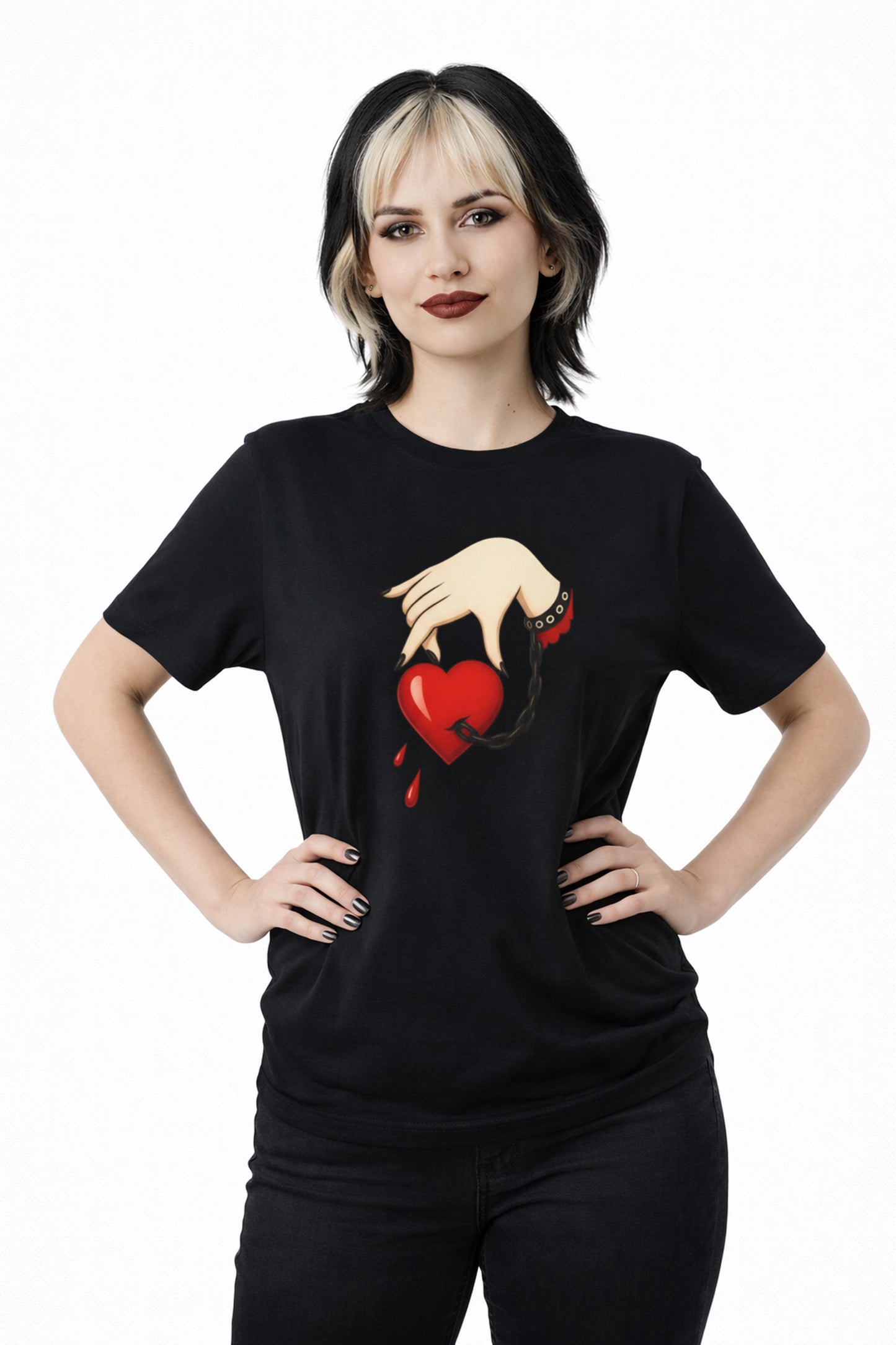Chained Heart Graphic Tee