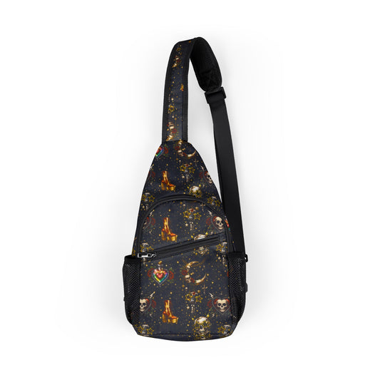 Rockstar Vibin' Crossbody Chest Bag — Music Festival Crossbody