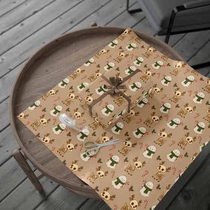 Reindeer Bones Christmas Wrapping Paper