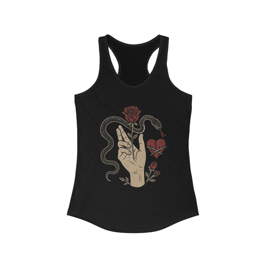 Rebel Venom gothic tank top with punk venom design

Alternative fashion rocker girl tank top

Edgy festival tank top with venom-inspired print