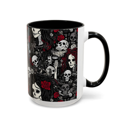 Taza de café con acento punk (11 y 15 oz) 