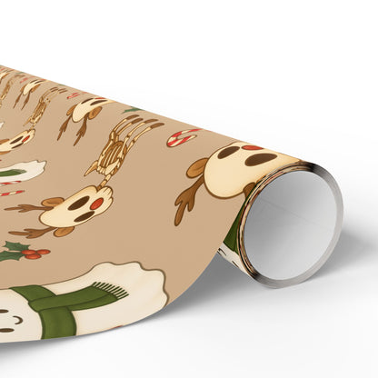 Reindeer Bones Christmas Wrapping Paper