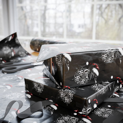 Hoe Hoe Hoe Ravens Christmas Gift Wrapping Paper