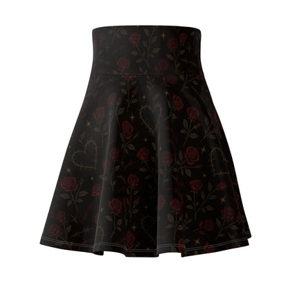 Punk rock floral skater skirt
Alternative fashion skirt with edgy flower print
Punk Riot floral skater skirt with gothic floral motif