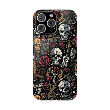 Funda para teléfono Pink Rock N Rose