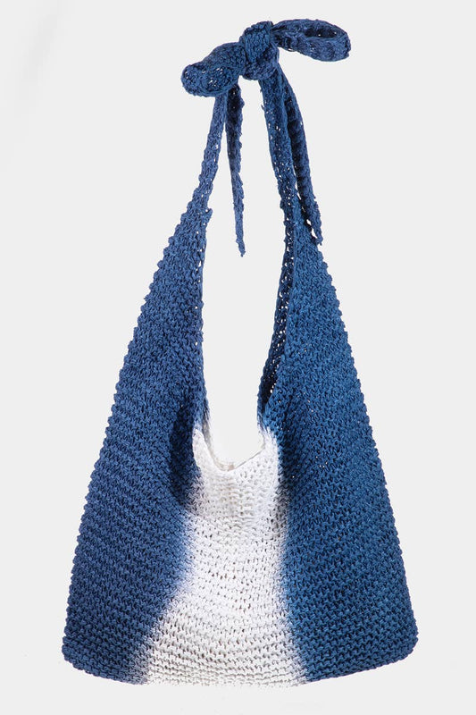 Intricate Braided Ombre Tote Bag