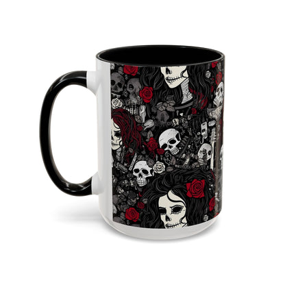 Taza de café con acento punk (11 y 15 oz) 