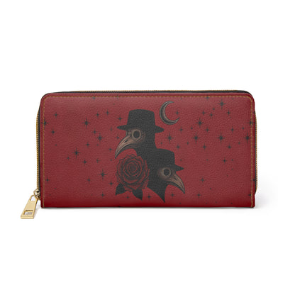 The Plague Doctor Wallet - In Red