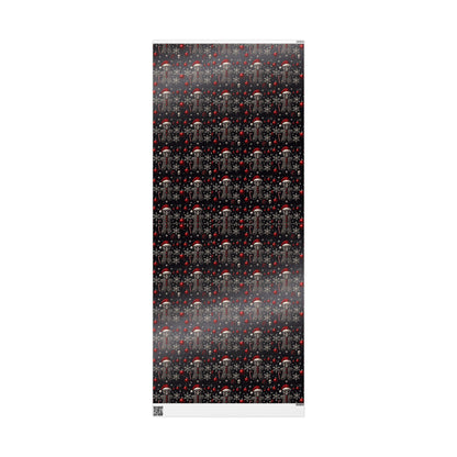 Gothic Holiday Christmas Gift Wrapping Paper