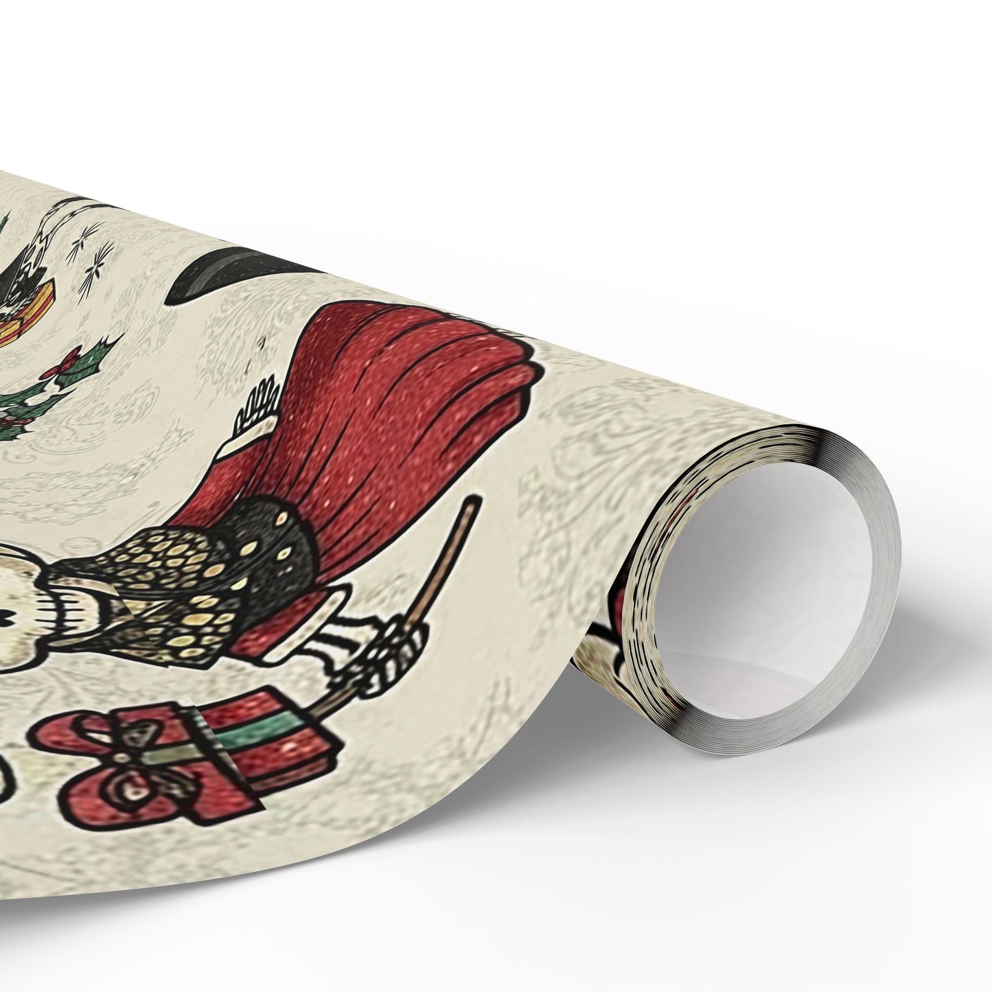 Little Skulls Horror Holiday Wrapping Paper