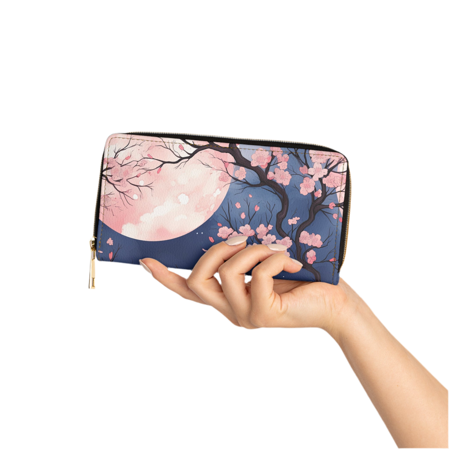 Rebel Garden Zipper Wallet