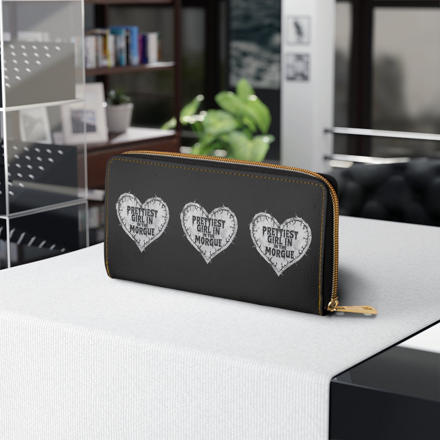Prettiest Girl Zippered Wallet