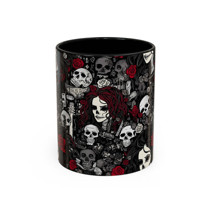 Taza de café con acento punk (11 y 15 oz) 