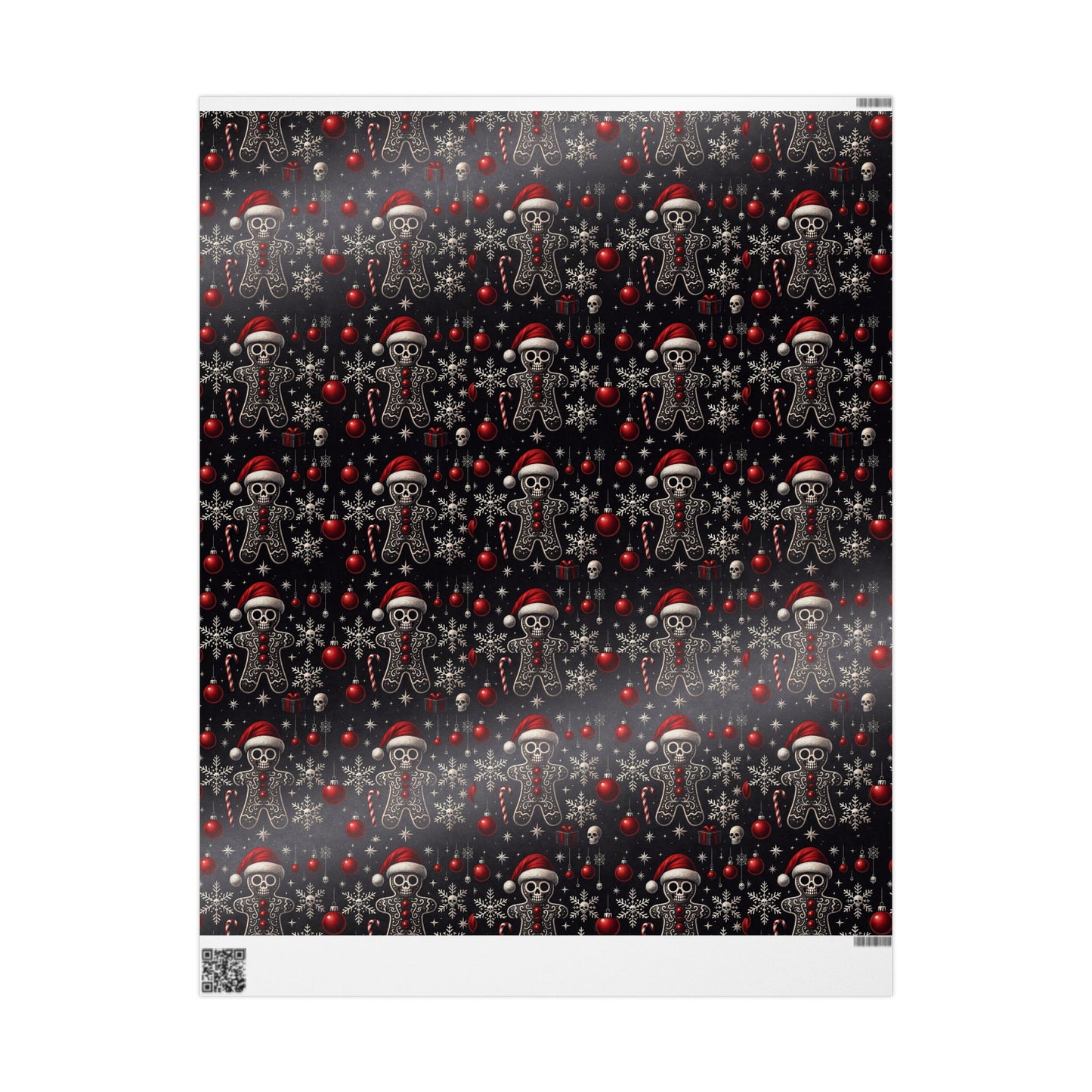 Gothic Holiday Christmas Gift Wrapping Paper