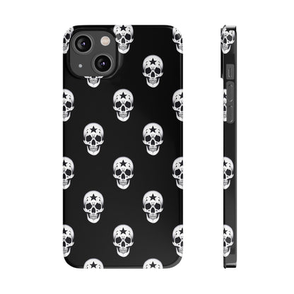 Funda para teléfono con calaveras rebeldes