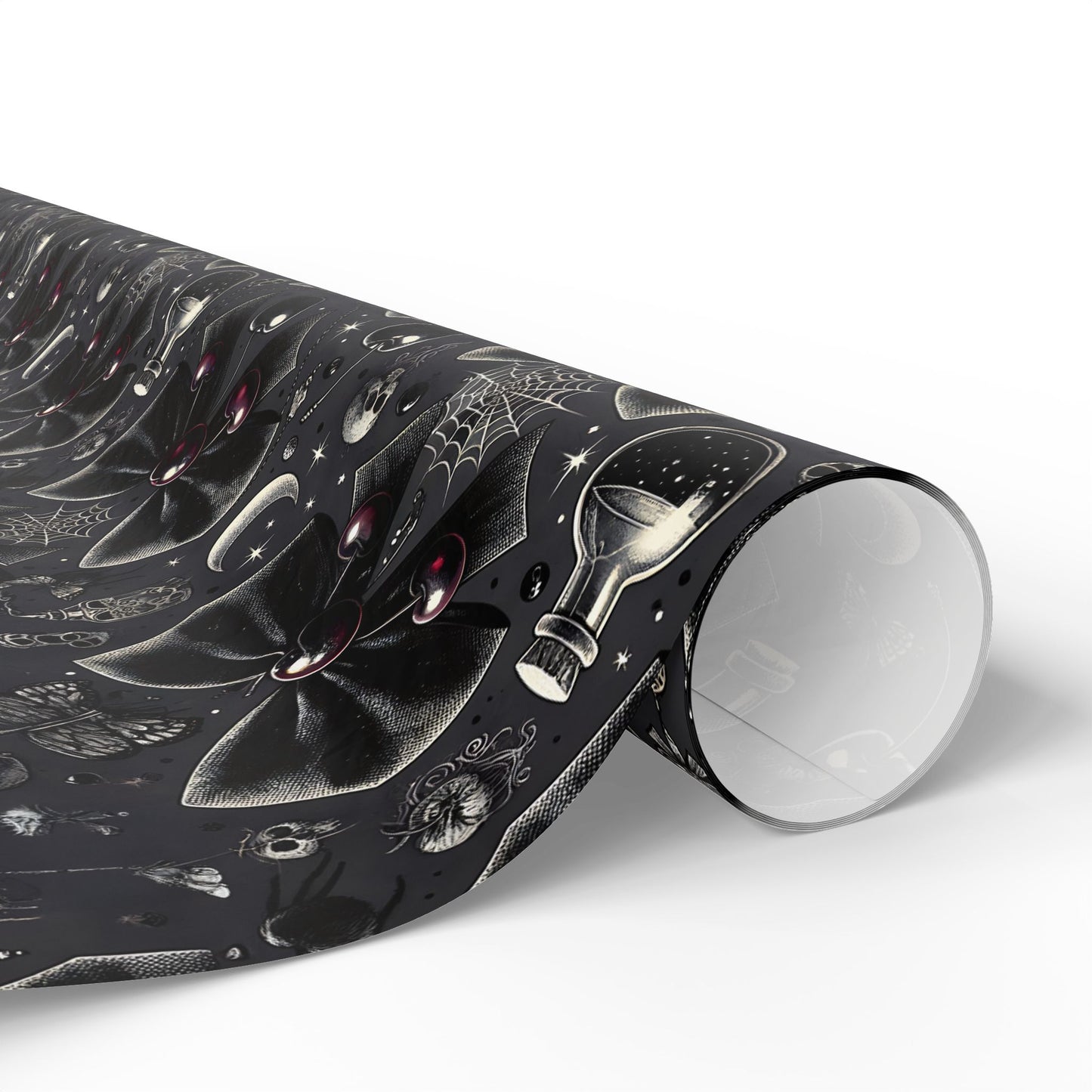 Bows, Bells and Remedy Gothic Holiday Wrapping Paper