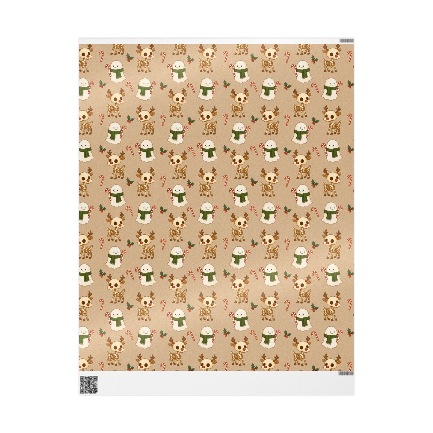 Reindeer Bones Christmas Wrapping Paper