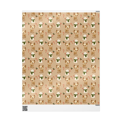 Reindeer Bones Christmas Wrapping Paper