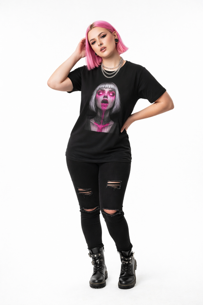 Neon Horror Graphic Tee