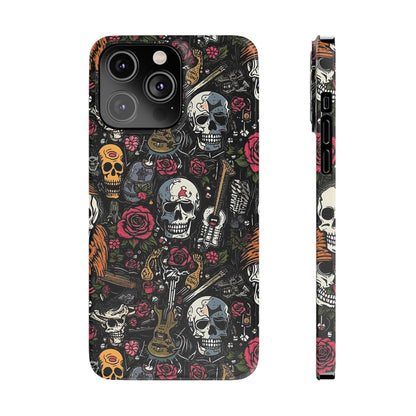 Funda para teléfono Pink Rock N Rose