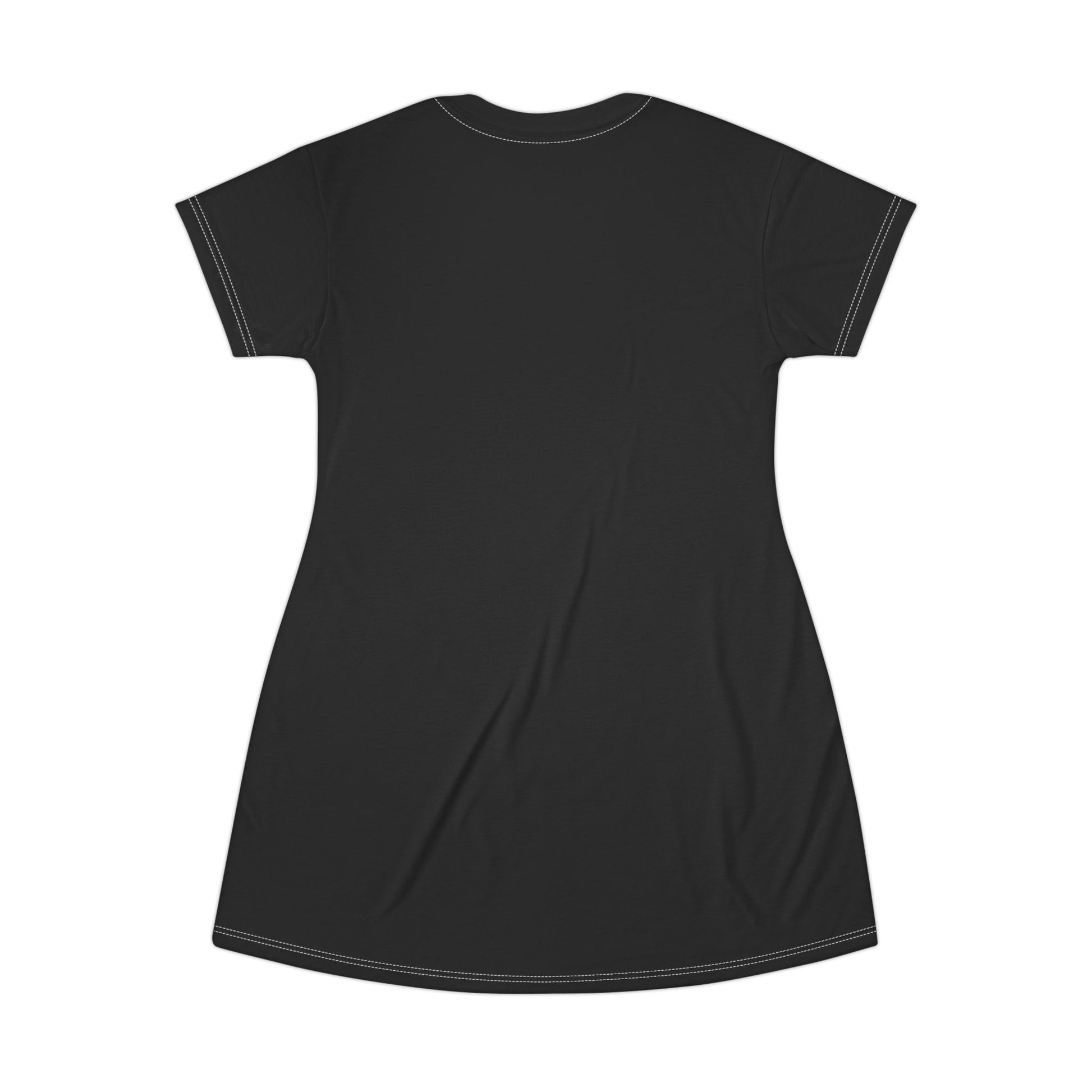 Gothic voodoo doll sleep shirt in dark design - mystical alternative loungewear featuring occult pattern and inclusive sizing S-5XL