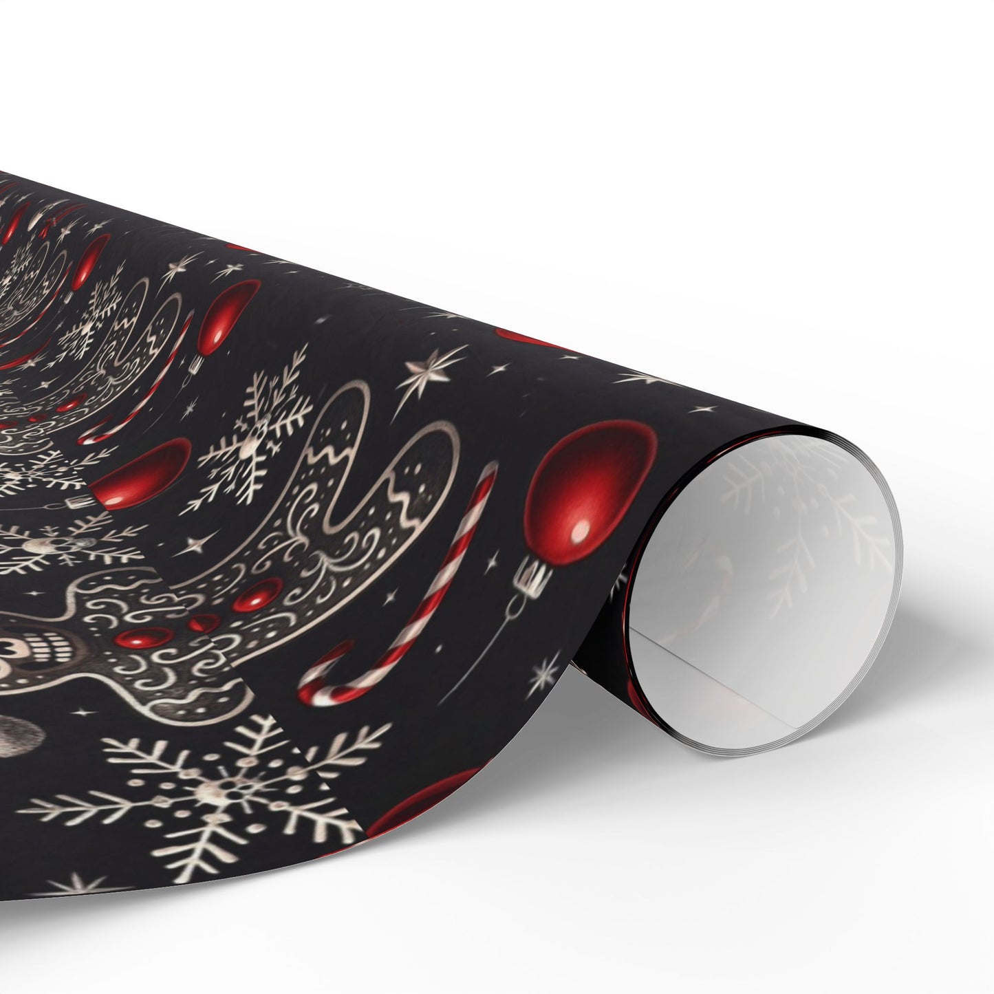 Gothic Holiday Christmas Gift Wrapping Paper