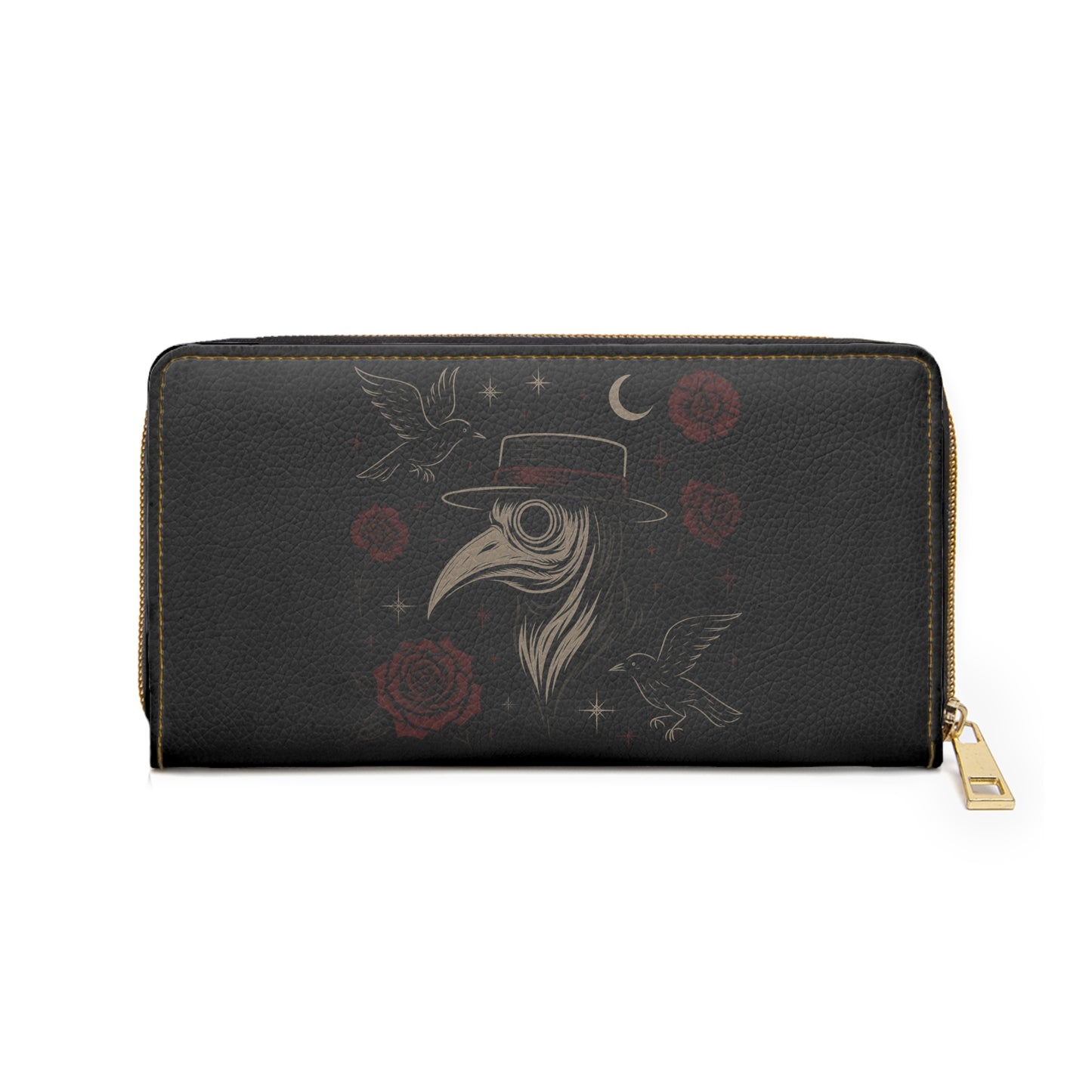 The Plague Doctor Wallet - In Black