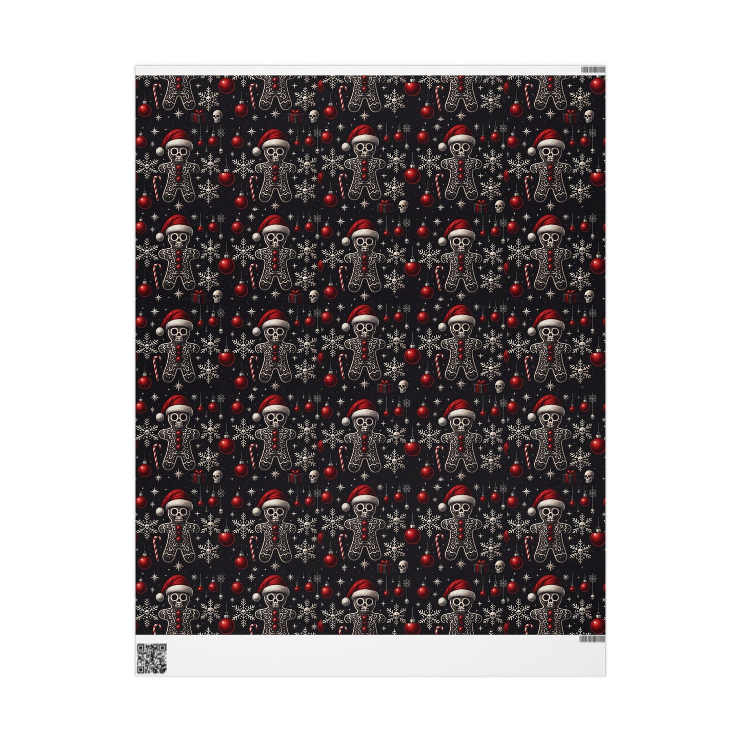 Gothic Holiday Christmas Gift Wrapping Paper