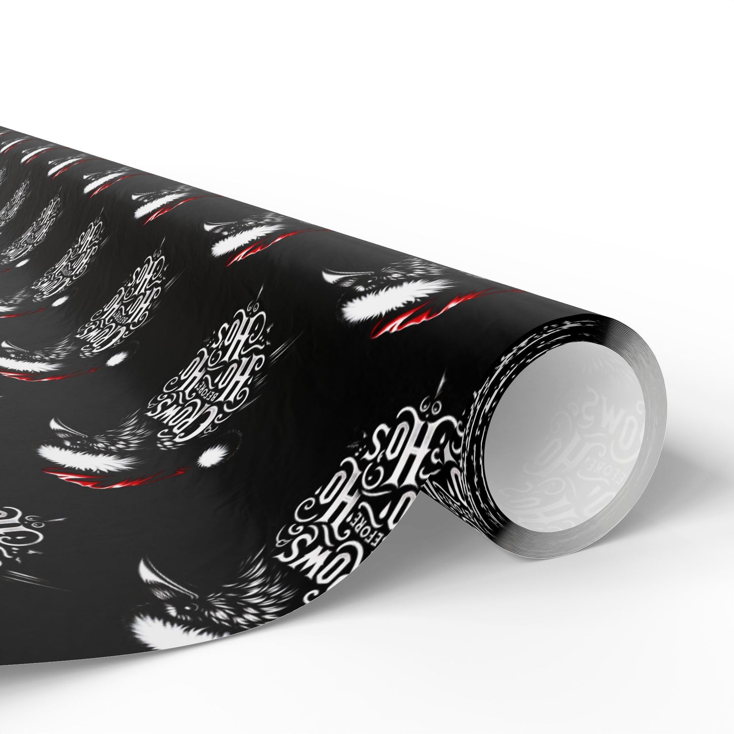 Hoe Hoe Hoe Ravens Christmas Gift Wrapping Paper