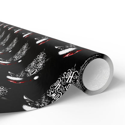 Hoe Hoe Hoe Ravens Christmas Gift Wrapping Paper