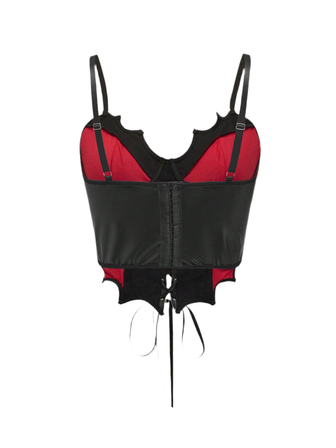 Midnight Web Bat Lace Corset