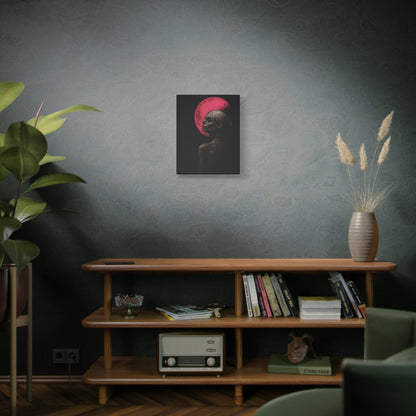 Hot Pink Moon Canvas Print