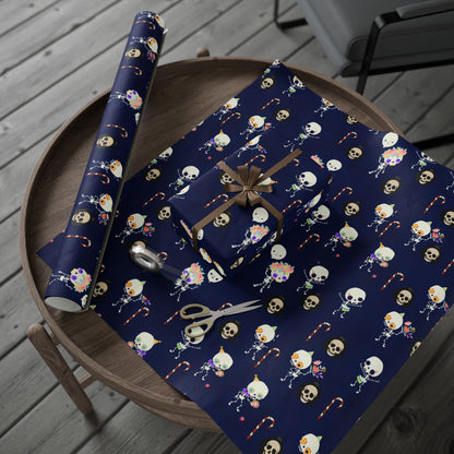 Skulls & Ghouls Christmas Wrapping Paper