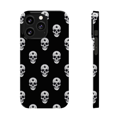 Funda para teléfono con calaveras rebeldes