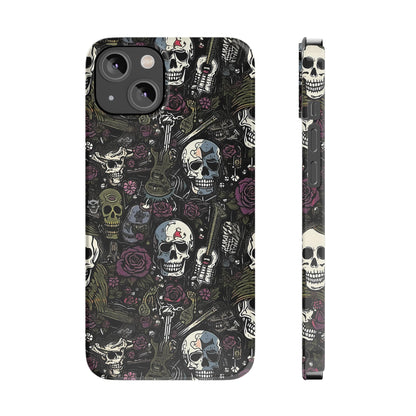 Funda para teléfono morada Rock N Rose