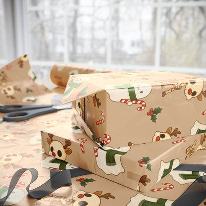 Reindeer Bones Christmas Wrapping Paper