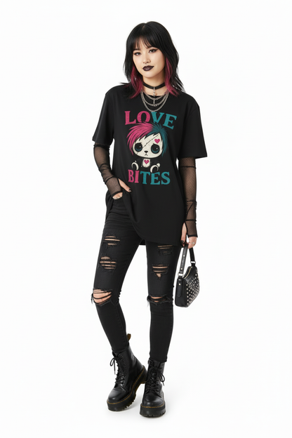Love Bites Graphic Vampire Tee