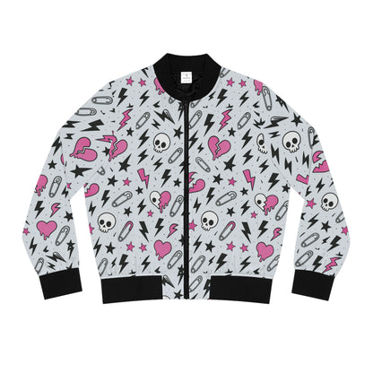 Ashen Chaos bomber jacket with gothic edge

Alternative fashion punk rock bomber

Edgy gothic bomber jacket in ashen tones

 

 