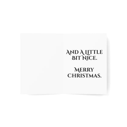 Always Nice Christmas Greeting Cards - 10 pack