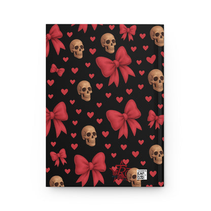 Boneflower hardcover gothic journal with skull-maiden illustration

Alternative fashion gothic notebook with haunting skull art

Edgy punk rock journal for writing, sketching, and daily chaos

