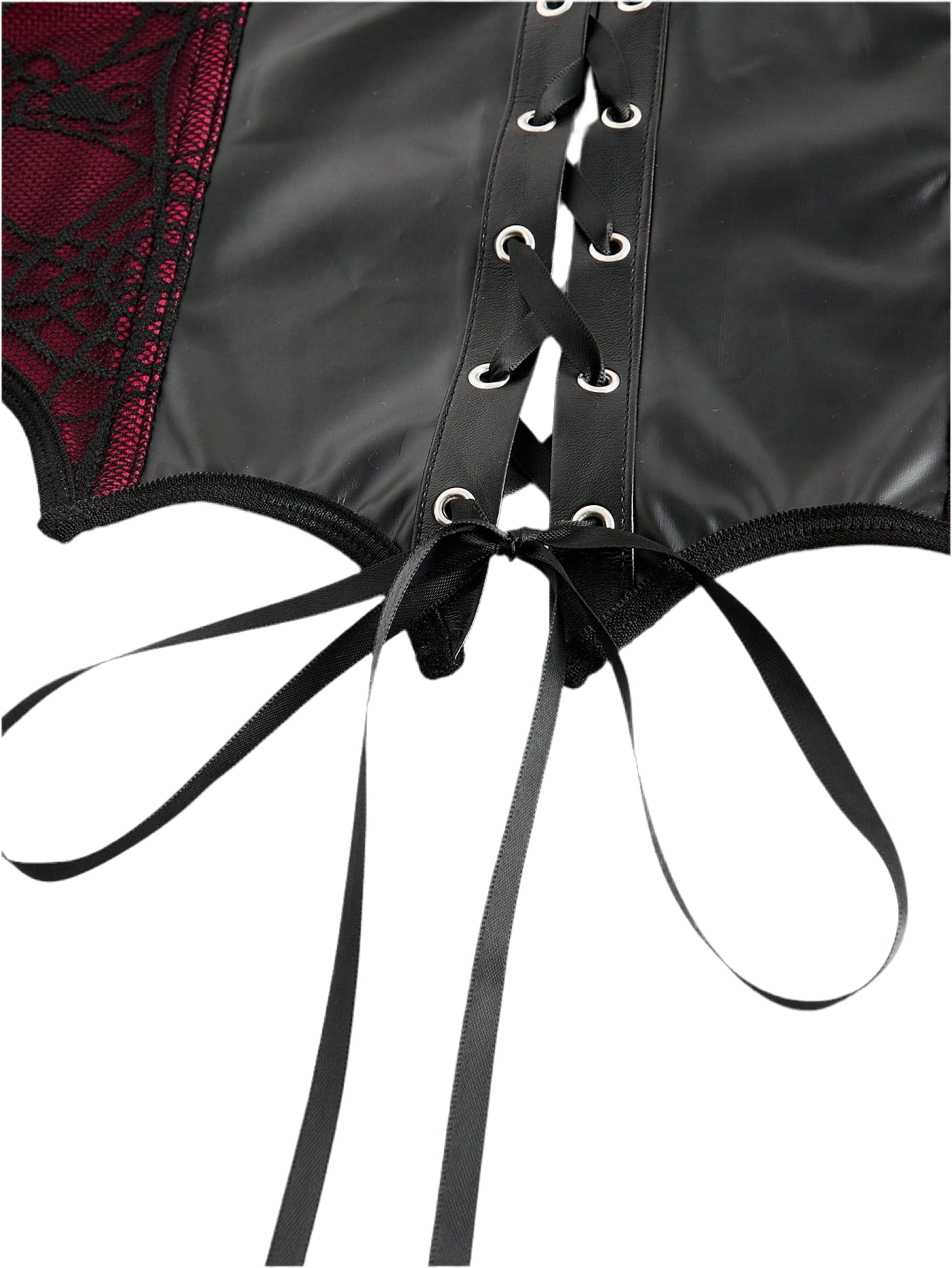 Midnight Web Bat Lace Corset