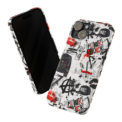 Funda de teléfono punk rock