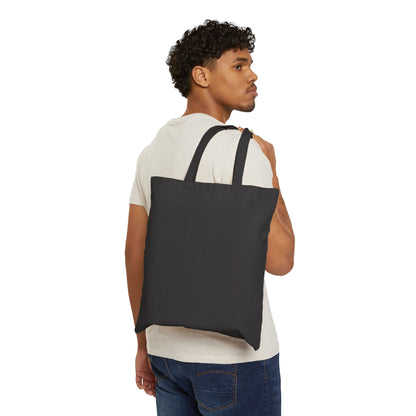 Rock and roll canvas tote bag with bold rock hand symbol - music-inspired carry-all featuring durable design and concert-ready style
