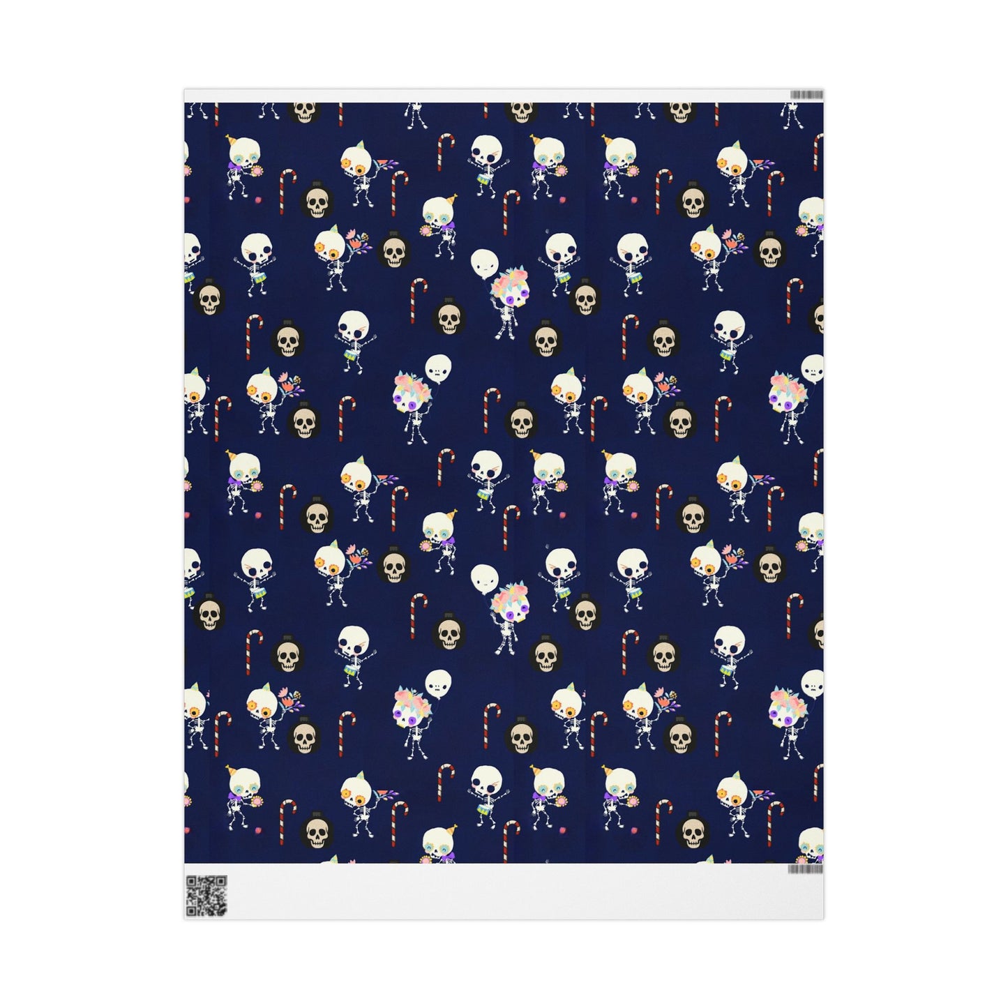 Skulls & Ghouls Christmas Wrapping Paper